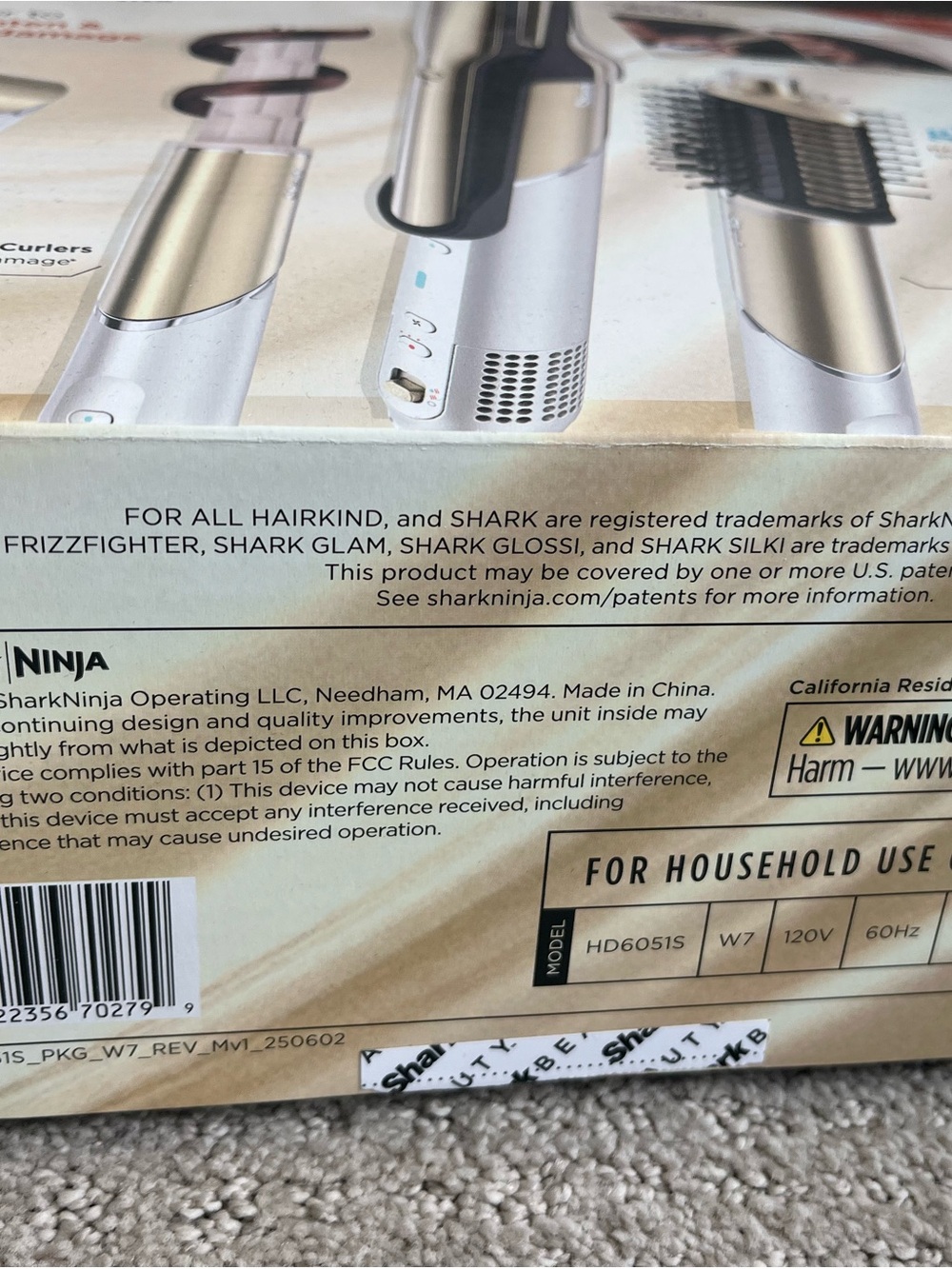 Shark Glam Hot Tool Air Styling & Drying System - Gold/Black - Picture 12 of 14